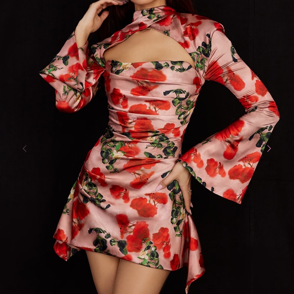 Floral Pink Dress